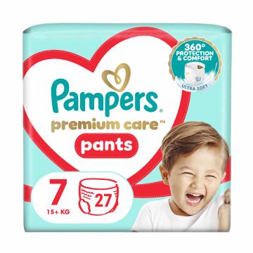 Подгузники-трусики Pampers Premium Care Pants размер 7 (15+ кг), 27 шт Подгузники-трусики Pampers Premium Care Pants размер 7 (15+ кг), 27 шт