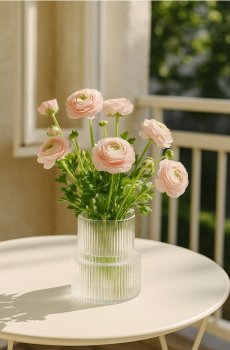 Рифлений вазон - clear