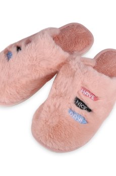 Женские комнатные тапочки 2Step закрытые, персиковые, размер 38-39 (WWSL2025-14-Pch)