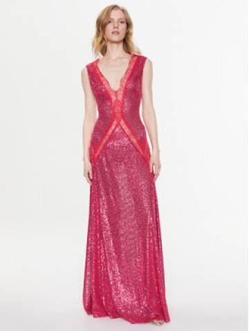 Elisabetta Franchi Вечірня сукня AB-366-32E2-V740 Рожевий Regular Fit Elisabetta Franchi Вечірня сукня AB-366-32E2-V740 Рожевий Regular Fit