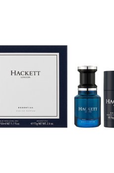 Парфюмированный набор мужской Hackett London Essential (парфюмированная вода, 50 мл + дезодорант-стик, 75 г)