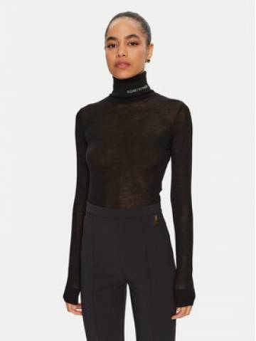 Elisabetta Franchi Гольф MK-25S-47E2 Чорний Regular Fit Elisabetta Franchi Гольф MK-25S-47E2 Чорний Regular Fit