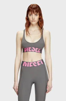 Женский серый топ Серый S Diesel A18277 0PLAR
