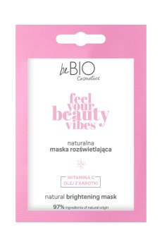 Осветляющая маска для лица beBIO Feel Your Beauty Vibes Natural Brightening Mask, 10 мл