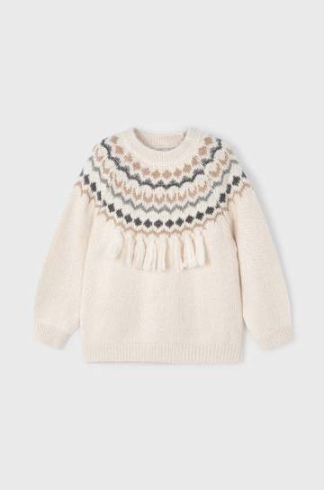 Детский свитер Mayoral цвет бежевый тёплый