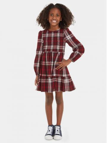 Tommy Hilfiger Повсякденна сукня KG0KG07574 S Червоний Regular Fit Tommy Hilfiger Повсякденна сукня KG0KG07574 S Червоний Regular Fit