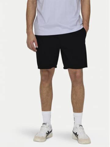 Only & Sons Шорти з тканини Tel 22027949 Чорний Regular Fit Only & Sons Шорти з тканини Tel 22027949 Чорний Regular Fit