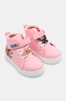 Кеди з 3D аплікаціями Bing - рожевий