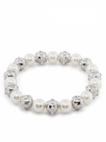 Marc Jacobs Намисто Pearl Dot Statement Neklace 2R3JNC001J52 Срібний Marc Jacobs Намисто Pearl Dot Statement Neklace 2R3JNC001J52 Срібний