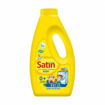 Гель для стирки детской одежды Satin Baby Natural Balance, 33 стирки, 1 л Гель для стирки детской одежды Satin Baby Natural Balance, 33 стирки, 1 л