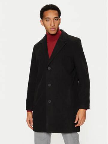 Brave Soul Демісезонний плащ MJK-AUGUSTINEBLK Чорний Regular Fit Brave Soul Демісезонний плащ MJK-AUGUSTINEBLK Чорний Regular Fit