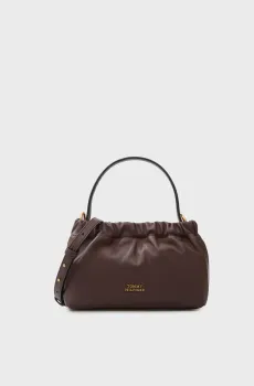 Женская коричневая кожаная сумка SOFT Коричневый ONESIZE Tommy Hilfiger AW0AW18306