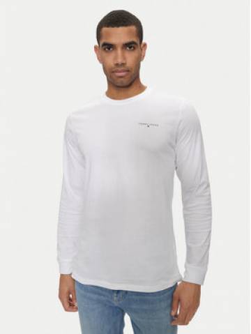 Tommy Jeans Longsleeve Linear DM0DM18551 Білий Slim Fit Tommy Jeans Longsleeve Linear DM0DM18551 Білий Slim Fit