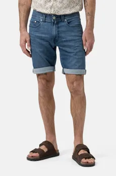 Мужские синие джинсовые шорты Синий 32 Pierre Cardin C7 34520.8069