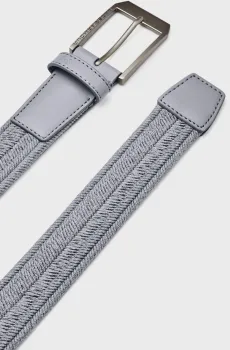 Мужской серый ремень UA Braided Golf Серый 34 Under Armour 1361569-035