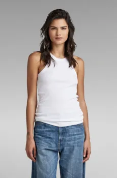 Женская белая майка Italian army Белый XS G-Star RAW D22768,D289