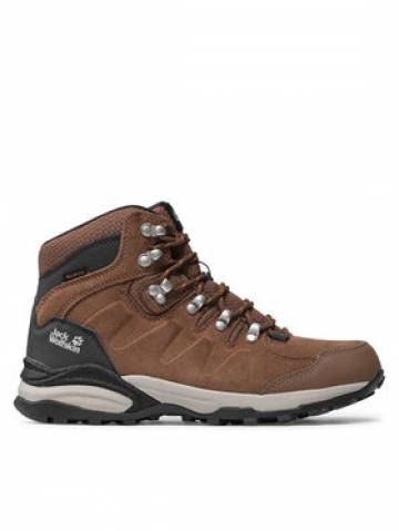 Jack Wolfskin Трекінгові черевики Refugio Texapore Mid W 4050871 Коричневий Jack Wolfskin Трекінгові черевики Refugio Texapore Mid W 4050871 Коричневий