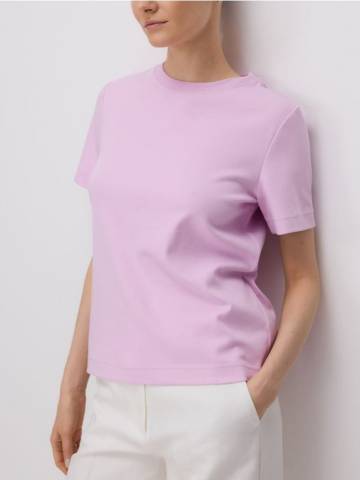 Reserved - Футболка regular fit з мерсеризованої бавовни - лавандовий - 2292T-04X Reserved - Футболка regular fit з мерсеризованої бавовни - лавандовий - 2292T-04X