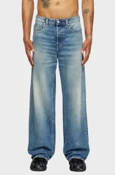 Мужские голубые джинсы 2001 D-MACRO Голубой 33-32 Diesel A11598 0DBEB