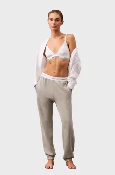 Женские серые брюки Серый S Calvin Klein 000QS7271E