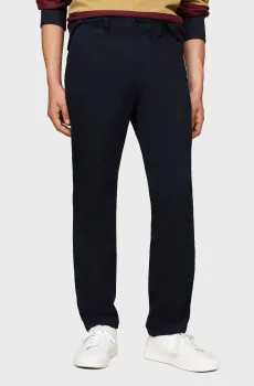 Мужские темно-синие чиносы DENTON CHINO SATIN Синий 30-32 Tommy Hilfiger MW0MW37873