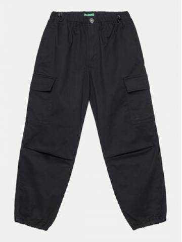 United Colors Of Benetton Joggery 4XZXCF03O Чорний Loose Fit United Colors Of Benetton Joggery 4XZXCF03O Чорний Loose Fit