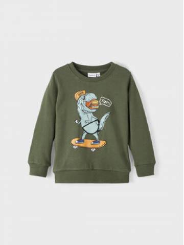 NAME IT Світшот 13206392 Зелений Regular Fit NAME IT Світшот 13206392 Зелений Regular Fit