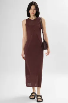 Женское коричневое платье Коричневый M BOSS 50557603;206