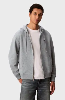 Мужское серое худи 350TERRY MONOGRAM Серый L Calvin Klein Jeans LV04RD240G