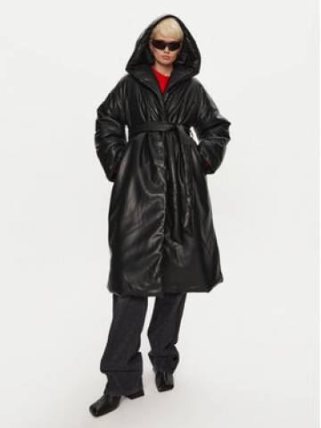 ROTATE Демісезонний плащ 113855100 Чорний Regular Fit