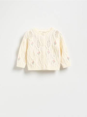 Reserved - BABIES` SWEATER - кремовий - 187EG-01X Reserved - BABIES` SWEATER - кремовий - 187EG-01X