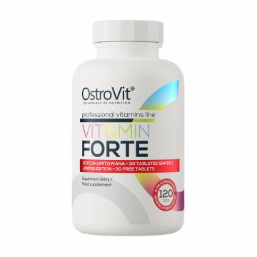 Витамины и минералы OstroVit Vit&Min Forte, 120 таблеток Витамины и минералы OstroVit Vit&Min Forte, 120 таблеток
