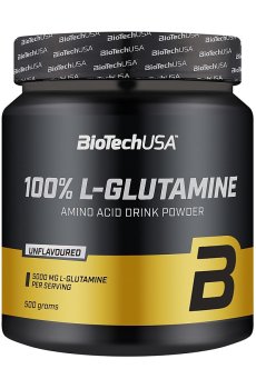 Аминокислота BioTechUSA 100% L-Glutamine в порошке, 5000 мг, 500 г