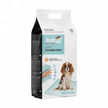 Пеленки для собак AnimAll Puppy Training Pads 60*90 см, 10 шт Пеленки для собак AnimAll Puppy Training Pads 60*90 см, 10 шт