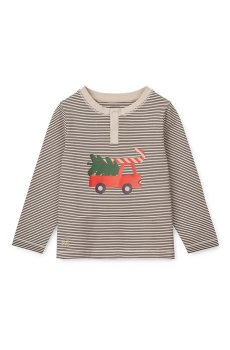 Детская хлопковая пижама Liewood Wilhelm Printed Pyjamas Set