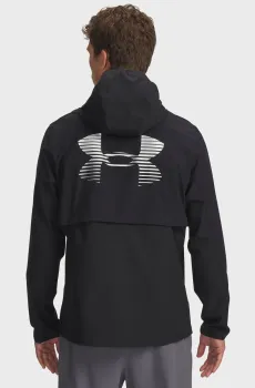 Мужская черная ветровка UA Velociti Pro Storm Jacket Черный 3XL Under Armour 6005897-001