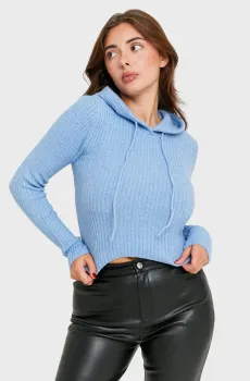 Женское голубое худи Голубой S Tally Weijl SPUPENORIA