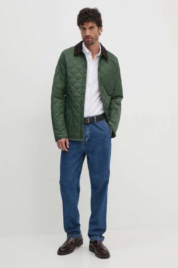 Куртка Barbour мужская цвет зелёный переходная Куртка Barbour мужская цвет зелёный переходная