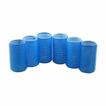 Бигуди-липучки для волос Cosmo Shop синие, диаметр 30 мм, 6 шт (CS710) Бигуди-липучки для волос Cosmo Shop синие, диаметр 30 мм, 6 шт (CS710)