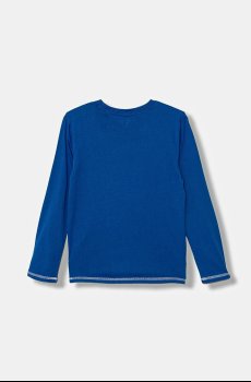 Хлопковый детский лонгслив Guess