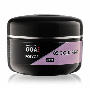 Полигель для наращивания ногтей GGA Professional Polygel 05 Cold Pink, 30 мл Полигель для наращивания ногтей GGA Professional Polygel 05 Cold Pink, 30 мл