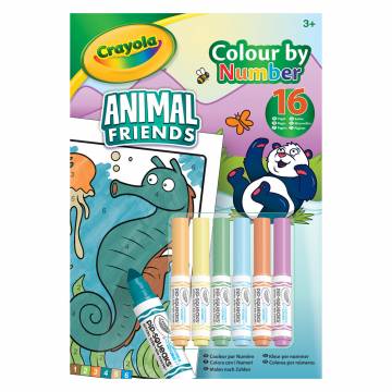 Розмальовка по номерам Crayola Тваринки друзі (04-7321G) Розмальовка по номерам Crayola Тваринки друзі (04-7321G)