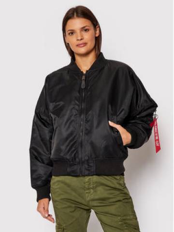 Alpha Industries Куртка бомбер MA-1 128002 Чорний Regular Fit Alpha Industries Куртка бомбер MA-1 128002 Чорний Regular Fit