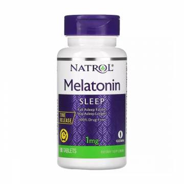 Мелатонин Natrol Melatonin Time Release с замедленным высвобождением 1 мг, 90 таблеток Мелатонин Natrol Melatonin Time Release с замедленным высвобождением 1 мг, 90 таблеток