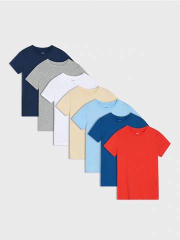 Футболки, 7 шт. - різнобарвний