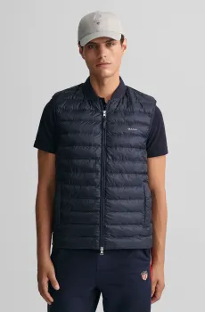 Мужской темно-синий жилет LIGHT PADDED BOMBER VEST Синий XL Gant 7006301