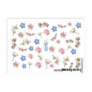 Наклейки для дизайна ногтей StickersSpace Sliders Color (0058) Наклейки для дизайна ногтей StickersSpace Sliders Color (0058)