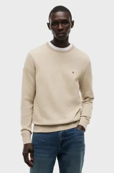 Мужской бежевый джемпер ESSENTIAL Бежевый XL Tommy Hilfiger MW0MW39999