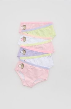Reserved - Бавовняні труси Pusheen, 7 пар - різнобарвний - 198JL-MLC