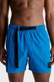 Мужские голубые плавательные шорты MEDIUM DRAWSTRING Голубой S Calvin Klein KM0KM00867